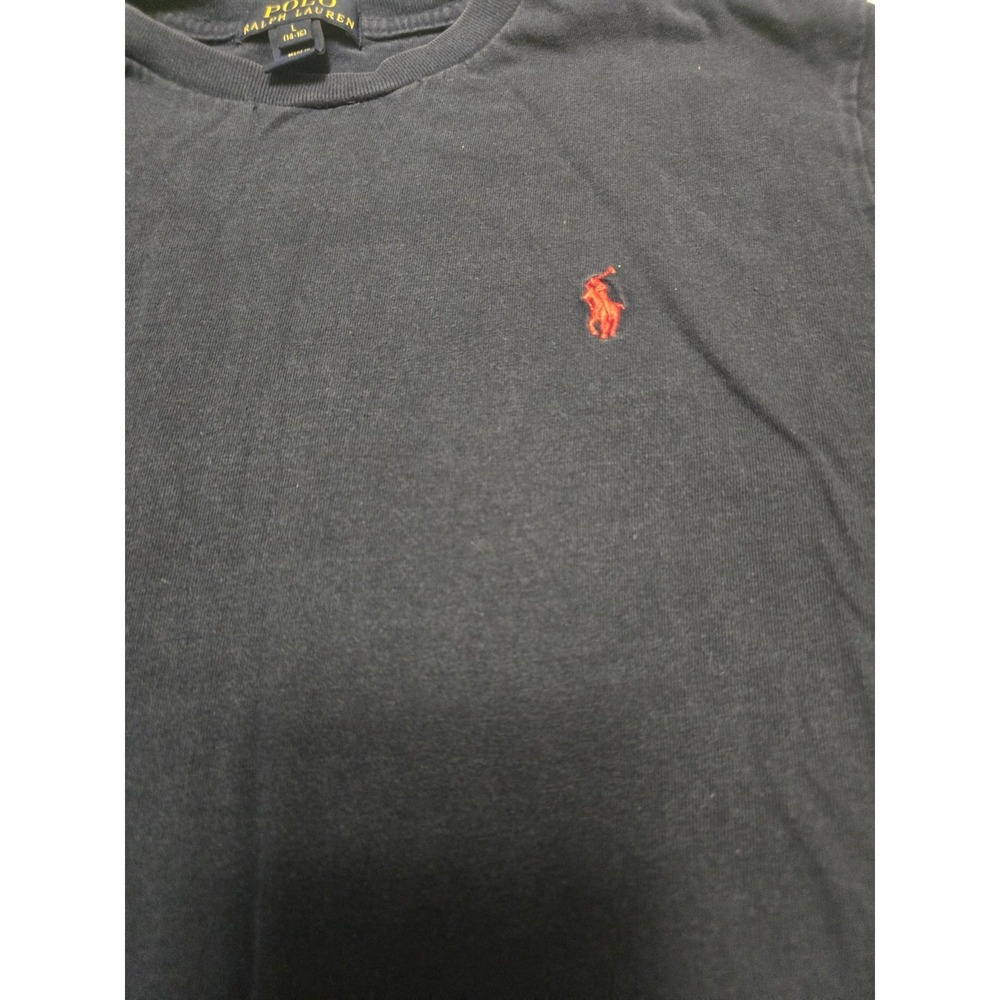 Polo Ralph Lauren Shirt Mens Large Navy Blue Red Pony Classic Tee T-Shirt Cotton - Picture 2 of 9